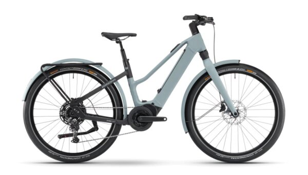 Winora iRide Pure X10 - Mid nile blue matt, black matt  55Nm 400Wh