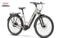 Hepha City 7 Long Range step through mittelgrau 708Wh 100Nm