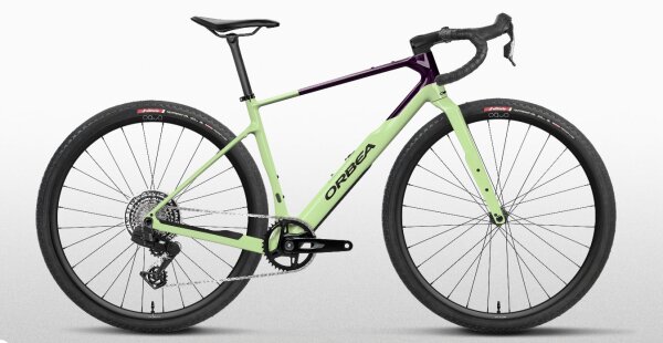 Orbea TERRA M31eTEAM 1X Acid Gum - Fantasy Purple Carbon View (Gloss)